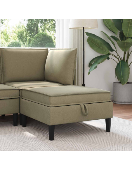 Pouf con Storage Cachi Velluto