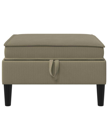 Pouf con Storage Cachi Velluto