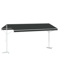 Tenda autoportante Antracite 5 x 3 m Poliestere 2