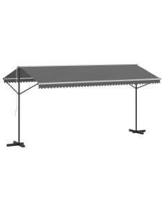 Tenda autoportante Grigio 5 x 3 m Poliestere 2