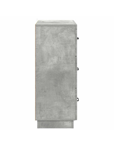 Mobile con Cassetti Grigio Cemento 66 x 34,5 x 87 cm