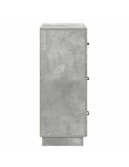 Mobile con Cassetti Grigio Cemento 66 x 34,5 x 87 cm