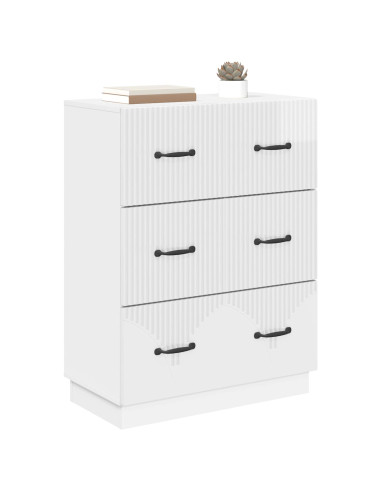 Mobile con Cassetti Bianco Lucido 66 x 34,5 x 87 cm