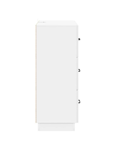 Mobile con Cassetti Bianco Lucido 66 x 34,5 x 87 cm