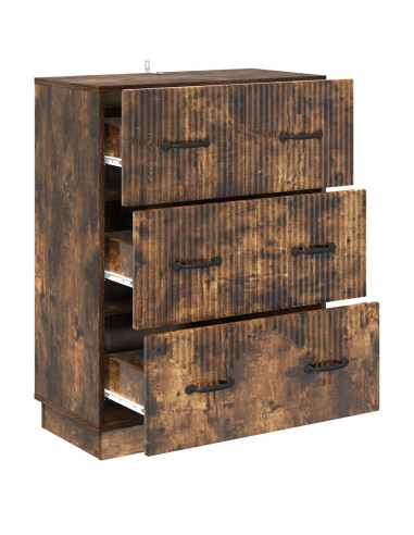Mobile con Cassetti Rovere Fumo 66 x 34,5 x 87 cm