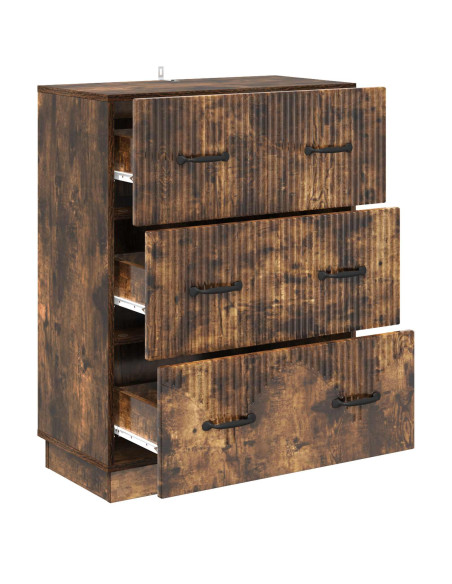 Mobile con Cassetti Rovere Fumo 66 x 34,5 x 87 cm
