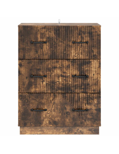 Mobile con Cassetti Rovere Fumo 66 x 34,5 x 87 cm