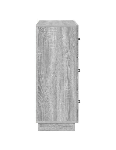 Mobile con Cassetti Grigio Sonoma 66 x 34,5 x 87 cm