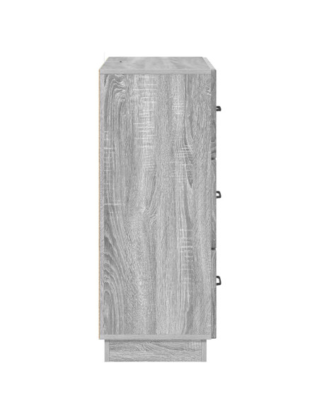 Mobile con Cassetti Grigio Sonoma 66 x 34,5 x 87 cm