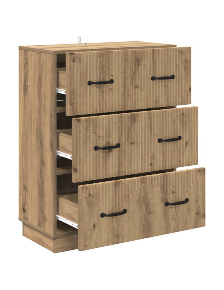 Mobile con Cassetti Rovere Artigianale 66 x 34,5 x 87 cm