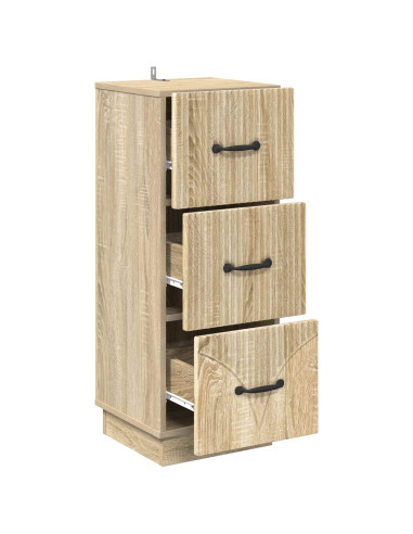 Mobile con Cassetti Rovere Sonoma 33 x 34,5 x 87 cm