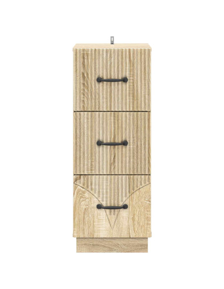 Mobile con Cassetti Rovere Sonoma 33 x 34,5 x 87 cm