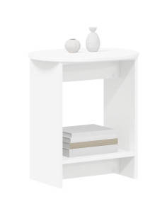 Tavolo laterale Bianco 50 x 39,5 x 55 cm Legno ingegnerizzato 2