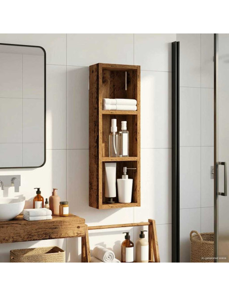 Armadio da bagno a muro Legno vecchio 20 x 10 x 60,5 cm