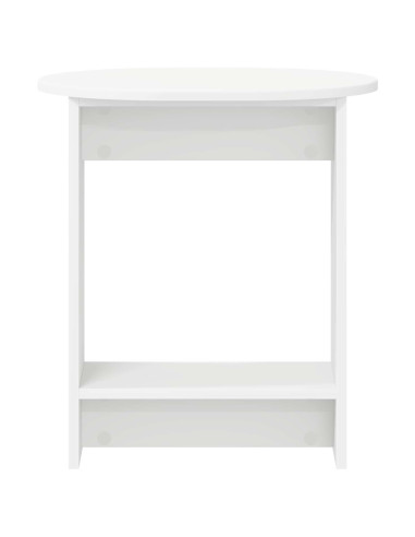 Tavolo laterale Bianco 50 x 39,5 x 55 cm Legno ingegnerizzato