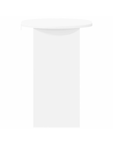 Tavolo laterale Bianco 50 x 39,5 x 55 cm Legno ingegnerizzato