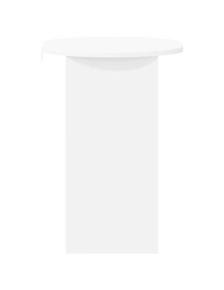 Tavolo laterale Bianco 50 x 39,5 x 55 cm Legno ingegnerizzato