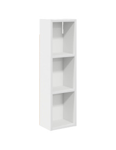 Armadio da bagno a muro con lo scaffale Bianco 20 x 14 x 70 cm 2