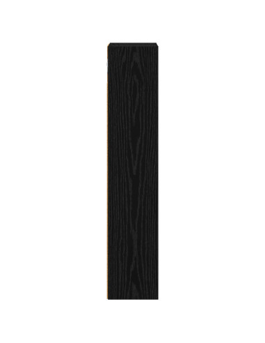 Armadio da bagno a muro Rovere Nero 20 x 14 x 70 cm