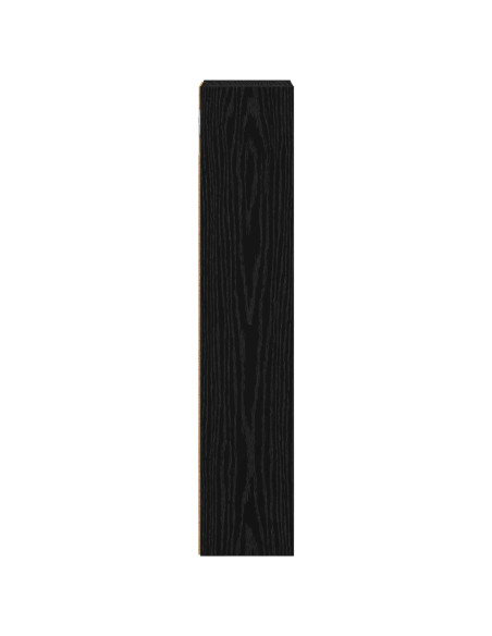 Armadio da bagno a muro Rovere Nero 20 x 14 x 70 cm