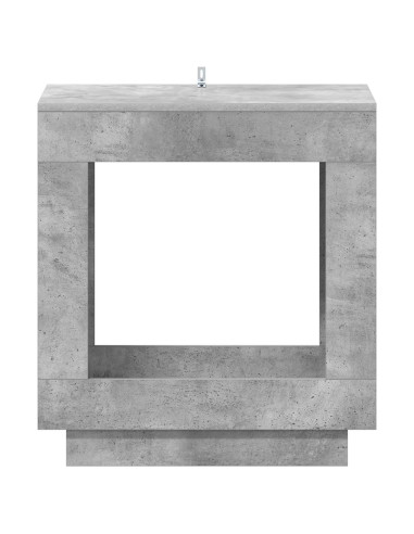 Tavolo laterale Grigio Cemento 60 x 40 x 65 cm
