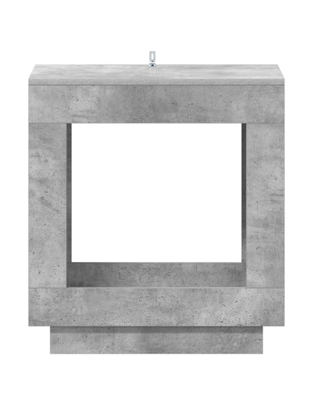Tavolo laterale Grigio Cemento 60 x 40 x 65 cm