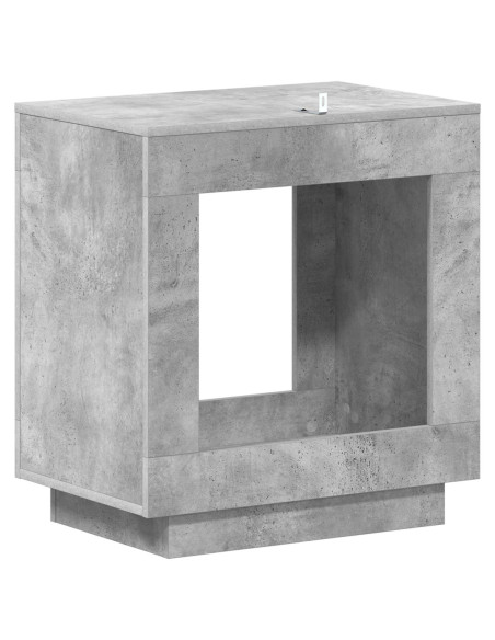 Tavolo laterale Grigio Cemento 60 x 40 x 65 cm