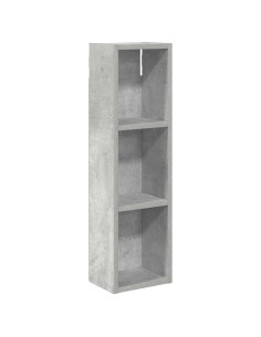 Armadio da bagno a muro Grigio Cemento 20 x 14 x 70 cm 2