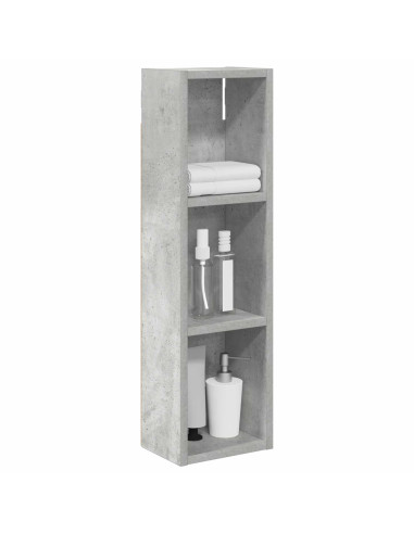 Armadio da bagno a muro Grigio Cemento 20 x 14 x 70 cm