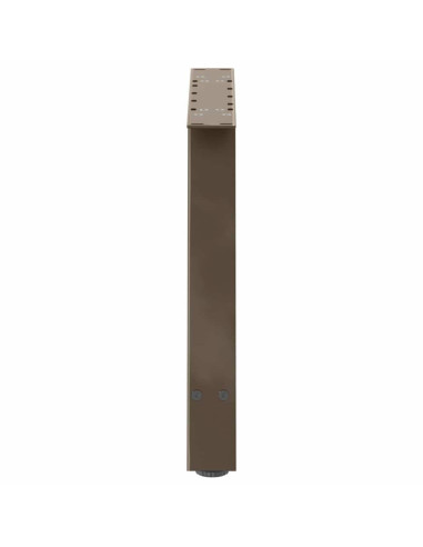 Gambe per Tavolino da Caffè a Forma di A 2 pz 60x(42-43) cm Acciaio