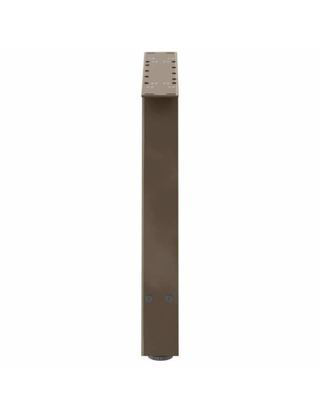 Gambe per Tavolino da Caffè a Forma di A 2 pz 60x(42-43) cm Acciaio