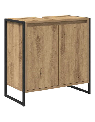 Set di mobili per il bagno Rovere artigianale Legno multistrato