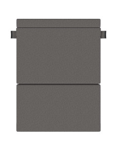 Divano Letto Pieghevole Grigio chiaro 203 x 152 x 15 cm Tessuto 2