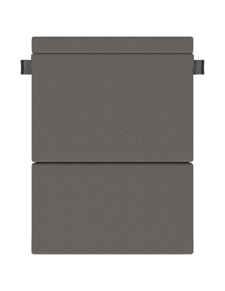 Divano Letto Pieghevole Grigio chiaro 203 x 152 x 15 cm Tessuto