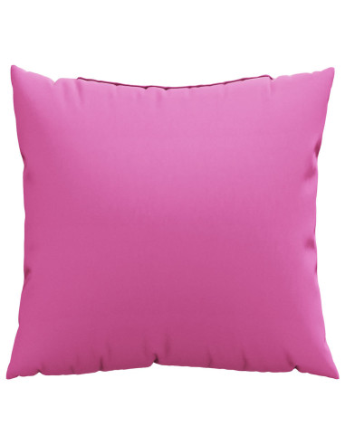 Cuscini Scatter 4 pcs Rosa 60 x 60 cm Tessuto in Poliestere