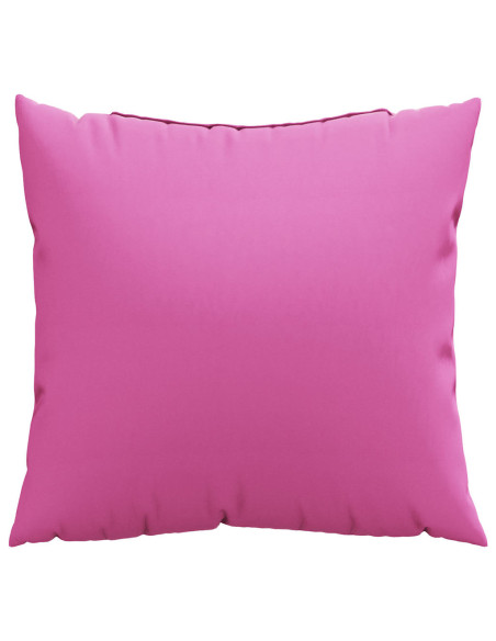 Cuscini Scatter 4 pcs Rosa 60 x 60 cm Tessuto in Poliestere