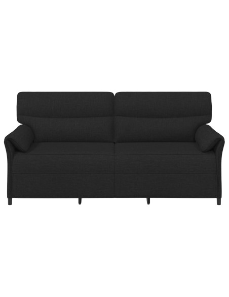 Divano 3-Persone Nero 198 x 83 x 95 cm Tessuto