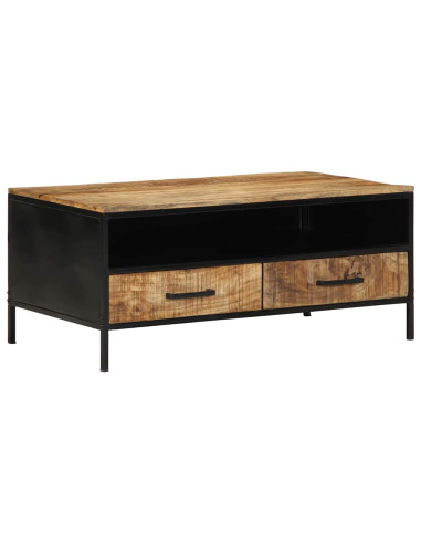 Tavolino da salotto con cassetto Marrone 90 x 50 x 40 cm