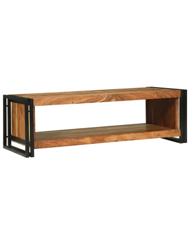 Tavolino da salotto 120 x 50 x 38 cm Legno di Acacia Massello