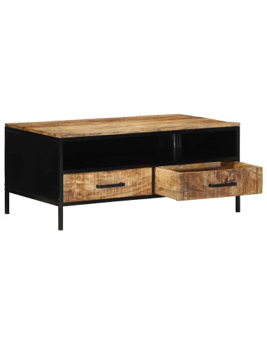 Tavolino da salotto con cassetto Marrone 90 x 50 x 40 cm