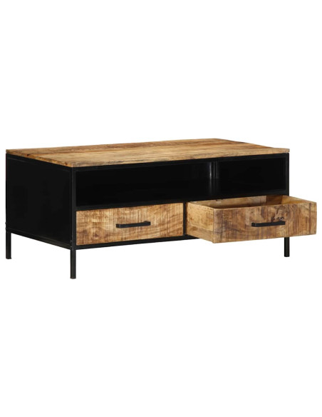 Tavolino da salotto con cassetto Marrone 90 x 50 x 40 cm