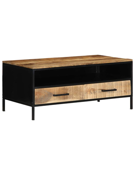 Tavolino da salotto con cassetto Marrone 90 x 50 x 40 cm