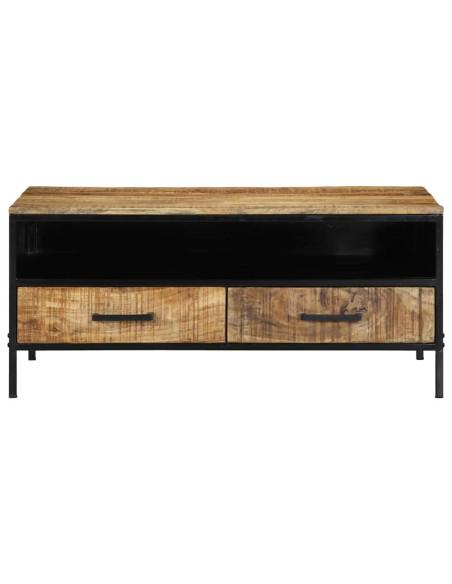 Tavolino da salotto con cassetto Marrone 90 x 50 x 40 cm