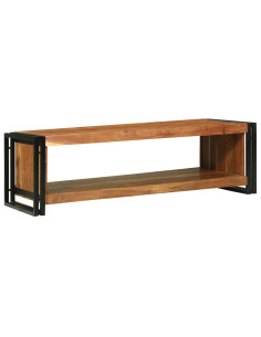 Tavolino da salotto 120 x 50 x 38 cm Legno di Acacia Massello 2