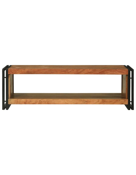 Tavolino da salotto 120 x 50 x 38 cm Legno di Acacia Massello