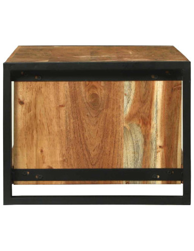Tavolino da salotto 120 x 50 x 38 cm Legno di Acacia Massello