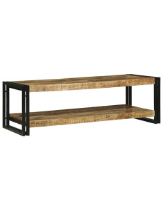 Tavolino da salotto Marrone Legno di mango massello 2