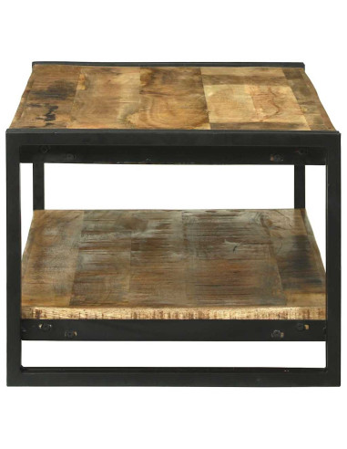 Tavolino da salotto Marrone Legno di mango massello