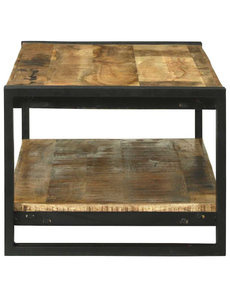 Tavolino da salotto Marrone Legno di mango massello