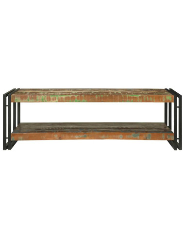 Tavolino da salotto Multicolore Legno Recuperato Massello